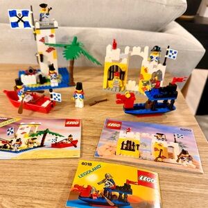 Vintage Lego 6265 6259 6018 Legoland pirates